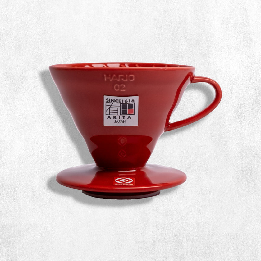 HARIO V6002 SERAMİK DRIPPER KIRMIZI